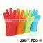 Heat New Arrival Resistant Cooking Baking BBQ Oven Pot Holder Kitchen Mitt Silicon Glove