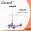 120/80mm 3 wheel plug in aluminum T bar kick kick vespa scooter new