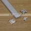 Flat and 26mm width for double-row strips Aluminum Profile TED001PN8