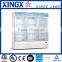 Glass Door Refrigerator, China best selling supermarket refrigerated showcase with 3 doors big capacity - 1479 L / 52.3 cu.ft