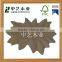 2015year china factory FSC&SA8000 promotional wooden Christmas crafts for Santa Claus