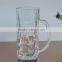 Rock surface shape clear beer glass mug
