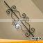 wrought iron fence components