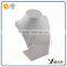 Wholesale China factory of custom wood covered with grey leather necklace jewelry display prop