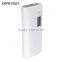 Portable led light power bank 20000mah with LED Screen for all the phones