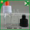 10ml glass essential oil bottle with childproof cap colorful rubber top