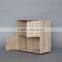 E1 Grade PB/MDF 4 Cube With 2 Doors Cabinet/Shelf