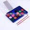 Promotional 18pcs semi-dry powder watercolor paint cakes bulk,Chinese watercolor paint brands manufacturer