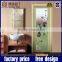 Aluminum interior frosted glass bathroom door