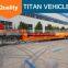 TITAN 80 ton capascity front loading gooseneck lowboy trailer