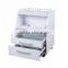 White wooden UV sterilization beauty nail salon trolley