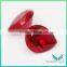 New Product&Best price 6*8mm pear cut 8# synthetic corundum dove blood lab created ruby stone