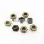 Brass Hexagon Eyelet With Washer For Shoe, shoe lace eyelet, shoes material eyelet