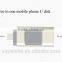 High quality metal mobile phone OTG USB Flash Drive, mobile phone OTG U disk