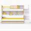 Factory supply modern design kids bunk bed use metal and mdf