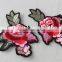 beautiful reasonable price personalized technics flower embroidery patches for clothes