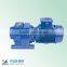 0.37kw R57 Ratio 92.97 B5 Flange steering gearbox right angle gearbox electric motor speed reducer