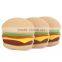 China manufacturer baby teething soft Hamburger Teether silicone toy