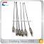 Stainless steel metal airline suitcase tag strap loops for customized luggage tags