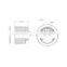 waterproof color TFT screen player with rotary yachts useful