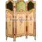Hand Painting Folding Screen Antique Violet Curio Floor Screens Classic Wooden Furniture Decorative Screen