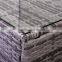 Modern 4 piece conversation mixed gray wicker garden sofa set