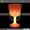 Cup shape round led lighted beer container for drink