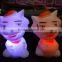 chinese cartoon figure vinyl light up toys,led flashing light up toys,lovely led light up vinyl toy