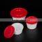 1000ML good quality plastic packing bowl PP bowl with lid