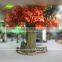 GNW BTR023 artificial red maple tree plastic Autumn Trees