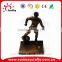 Wholesale custom high quality polyresin fantasy football trophy statue for sale