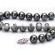 wholesale 8-9mm black freshwater pearls jewelry bracelet