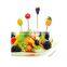 Cheap birdie fruit fork stainless steel fruit fork with holder