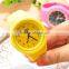 express high quality silicone jelly watch sports silicon watch with factory price