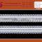Tricot jacquard wavy lace trim from lace fabric stores in china
