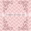 geometric design screen printed travel blanket floral woven embossed micro plush raschel blanket