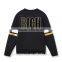 2016 fashion short pullover o-neck hoody with printing for men