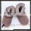 CX-SHOES-06A Cute Wholesale Soft Real Sheepskin Leather Baby Shoes