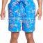 New Design Pattern Custom Print Island Scenic Swim Trunks With Lined Keen Length 100% Polyester Board Shorts