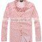 Polka Dot coton long sleeve for man/Couples check shirt