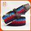 Custom woman cheap price cloth braided belt fashion moroccan belts