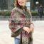 Hot sale women cheap promotional scarves , mix-color shawl scarves from china factory