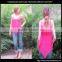 Women's Pink Beaded French Gypsy Camisole Top XYT2828