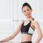 Dance wear two-tone elastic band ladies sports bra