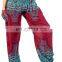 Rose Flower Boho Baggie Ginnie Yoga Aladin Thoursers Pants