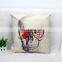 2015 Cool Colorful Skull Linen Household Sofa Pillow Pillows Cover Cushion Cover