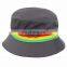 China Factory OEM New Fashion Womens Girls Rainbow Summer Boonie Beach Outdoor Sunscreen Bucket Hat
