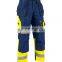 construction worker heavy-duty knee patch multi-pocket work safety reflective trousers