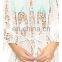 2015 summer lace beach dress design lady net dress