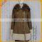 Fashion Style Women Fur Coat Double-Face Sheepskin Fur Coat With Real Raccoon Fur Collar